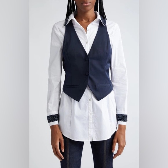 cinq a sept Tops - Cinq a Sept Embellished 2 Piece Top 🔹